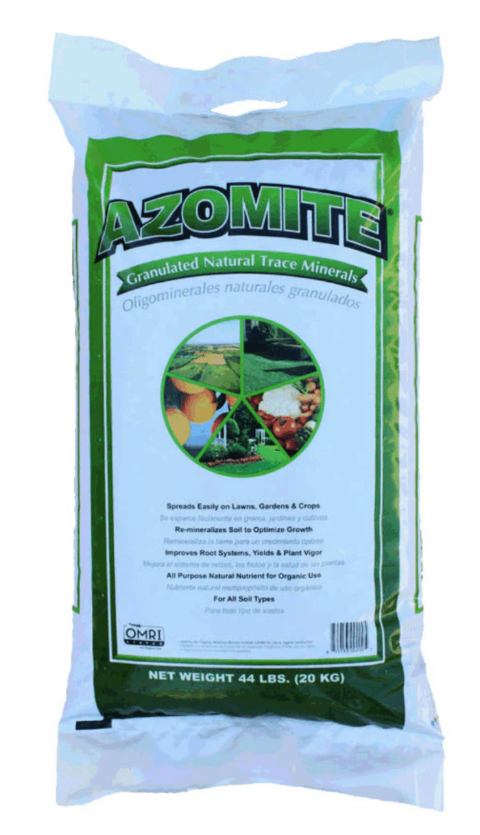 Get Azomite in 44 lbs. at Carefree!